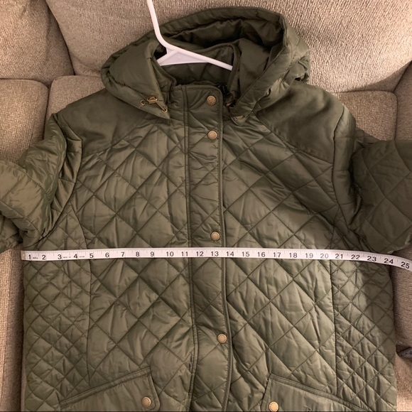 NEW! Barbour Olive Burne Quilt Jacket - Picture 11 of 11